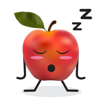 Apple Cartoon Character. png