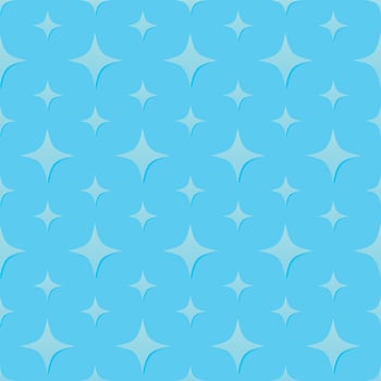 star confetti seamless pattern vector