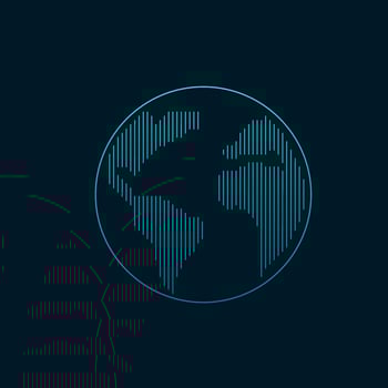 Icon symbol digital world perfect for artificial intelligence concept vector