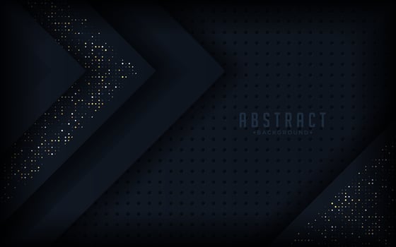Dark abstract background overlap layers. Texture with grey and arrow element decoration. Modern Background Design. vector illustration . modern template design.