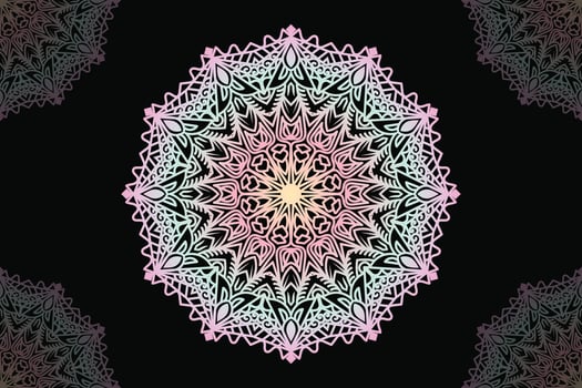 Mandala design. Vector ornamental mandala pattern design.
