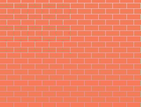 the arrangement of the red brick walls is very beautiful vector