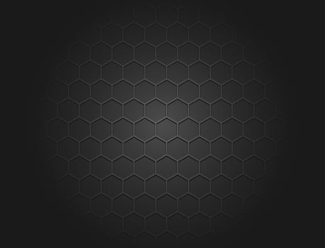 Abstract background with hexagon ornament vector