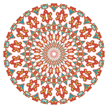 Mandala pattern illustration png