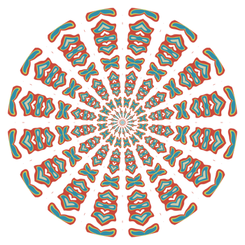 Mandala pattern illustration png