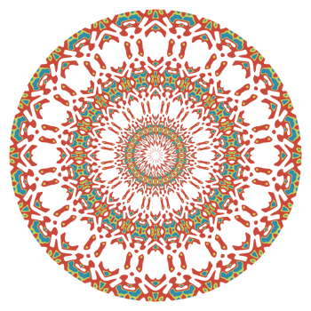 Mandala pattern illustration png
