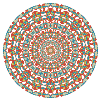 Mandala pattern illustration png
