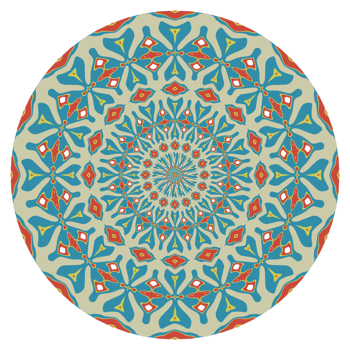 Mandala pattern illustration png