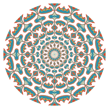Mandala pattern illustration png
