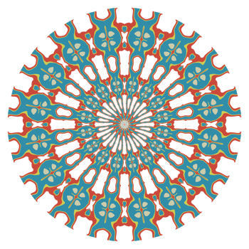 Mandala pattern illustration png