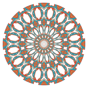 Mandala pattern illustration png
