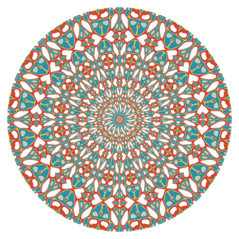 Mandala pattern illustration png