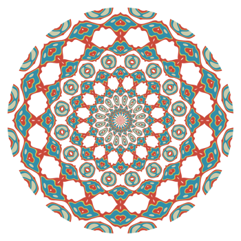 Mandala pattern illustration png