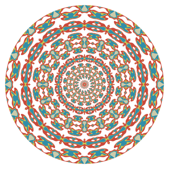 Mandala pattern illustration png