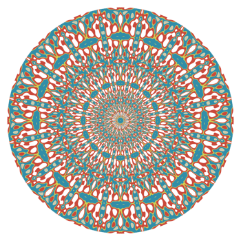 Mandala pattern illustration png