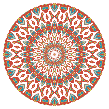 Mandala pattern illustration png