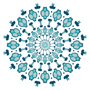 Mandala ornament decoration png
