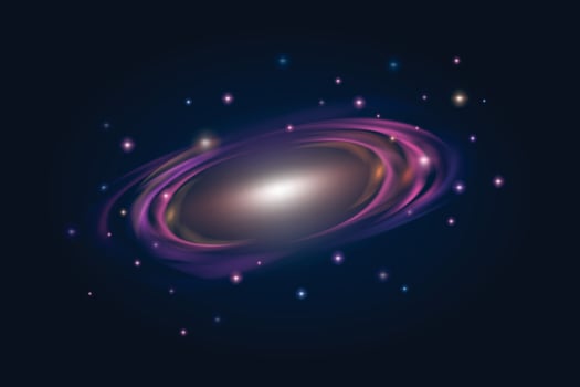 Abstract Milky Way Background vector