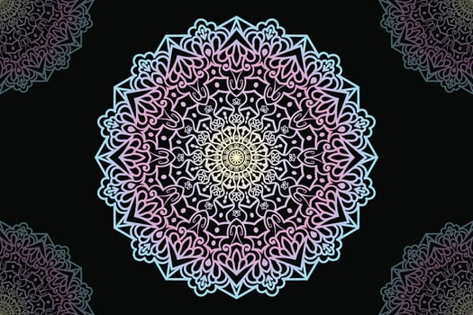 Mandala design. Vector ornamental mandala pattern design.