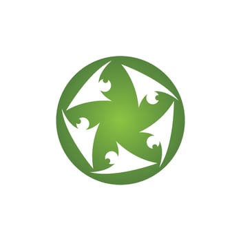 Adoption and community care Logo template vector