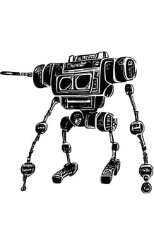 Robot Concept Art Asset Sci-Fi Collection Vol. 1 vector
