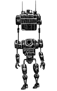 Robot Concept Art Asset Sci-Fi Collection Vol. 1 vector