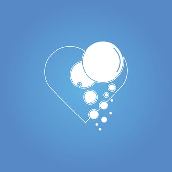 Bubble  icon vector