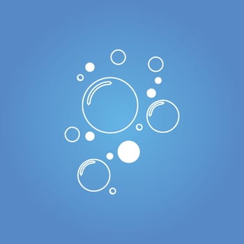 Bubble  icon vector