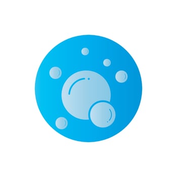 Bubble  icon vector