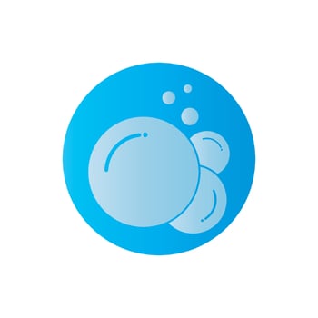 Bubble  icon vector
