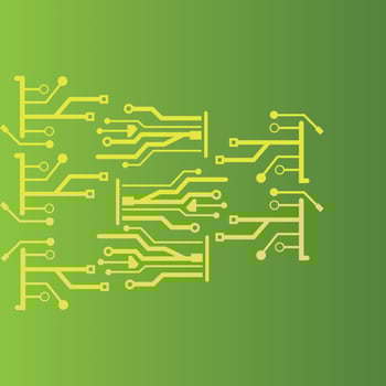 Circuit Logo Template vector