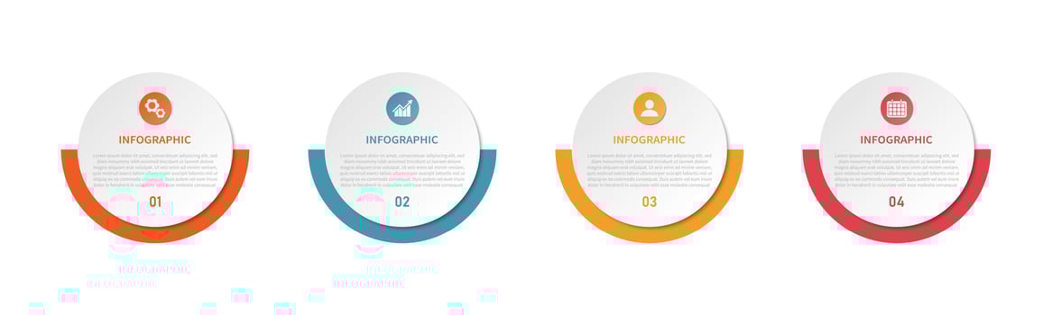 Infographic template, Creative concept for infographic, vector illustration