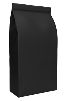 Coffee bag black for mockup. png