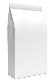 Coffee bag white for mockup. png