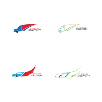 Delivery truck icon vector