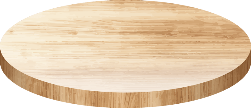 Wooden product display podium png