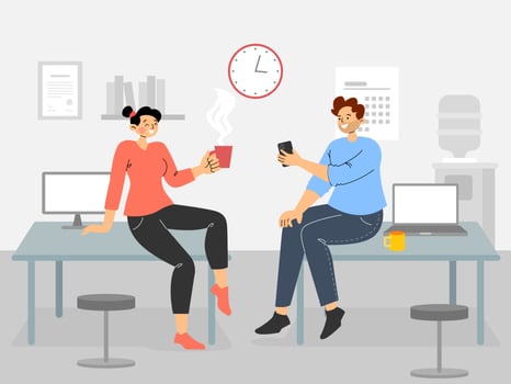 Take a Break from Work vector
