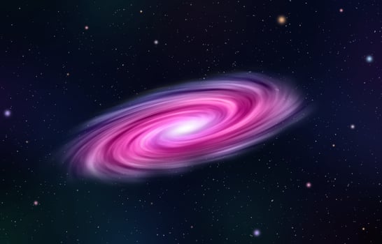 Milky Way Background vector