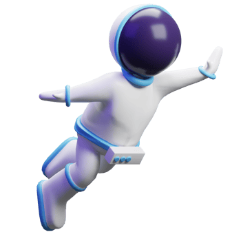 Cute Astronaut Pointing png