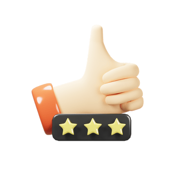 3D Icon Food Delivery Rating png