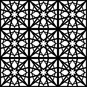 Geometric seamless patterns background design Black. Abstract line art pattern for wallpaper vector