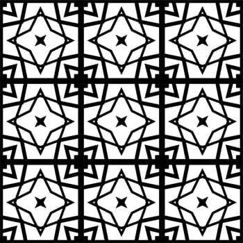 Geometric seamless patterns background design Black. Abstract line art pattern for wallpaper vector