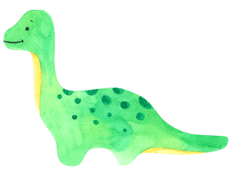 Dinosour cartoon cute watercolor png