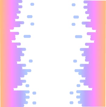 Rounded Lines Halftone Trasition on White Background vector