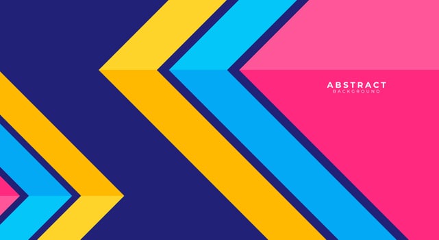 Material design with arrow colorful background b vector