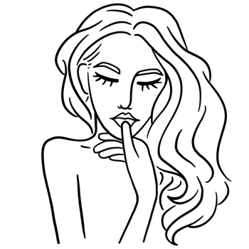 Beauty woman, Woman line art, Woman pose png