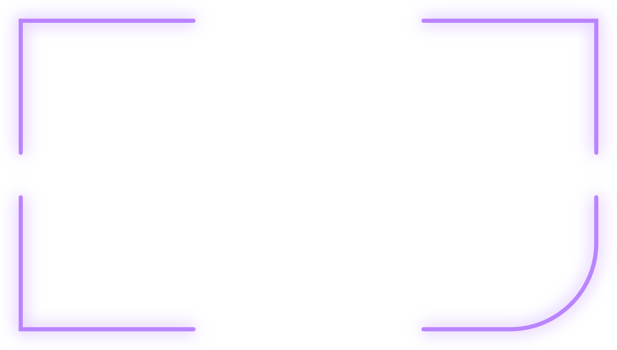 Neon frame sign element png