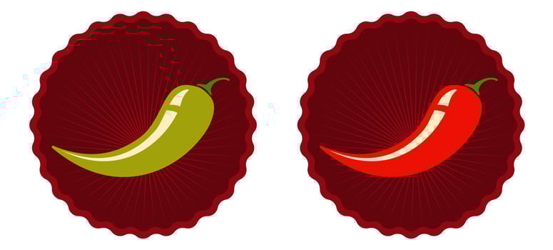 Hot chilli pepper vector