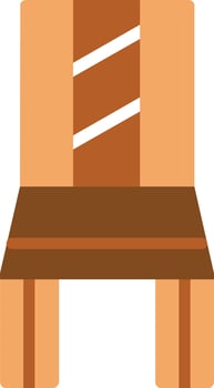 Chair Flat Icon vector