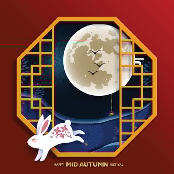 Mid Autumn Festival Background vector